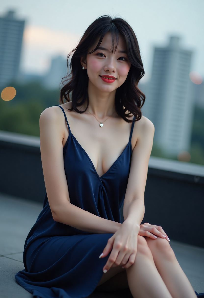 圆桌旁摆放的影评笔记和话筒