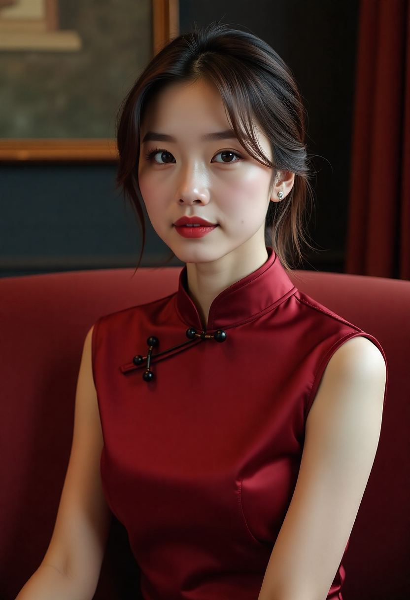 古装戏服衣架与精细纹样